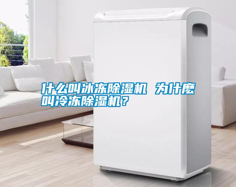什么叫冰凍除濕機 為什麼叫冷凍除濕機？