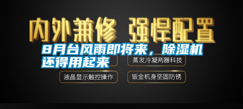 8月臺風雨即將來，除濕機還得用起來