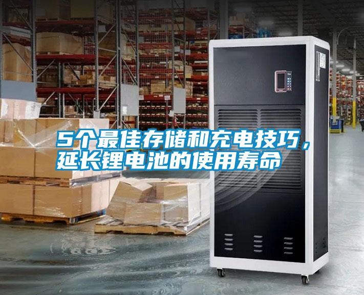 5個最佳存儲和充電技巧，延長鋰電池的使用壽命