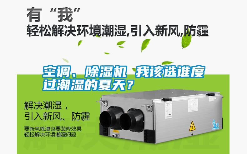 空調、除濕機 我該選誰度過潮濕的夏天？