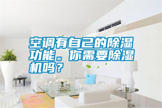 空調有自己的除濕功能。你需要除濕機嗎？