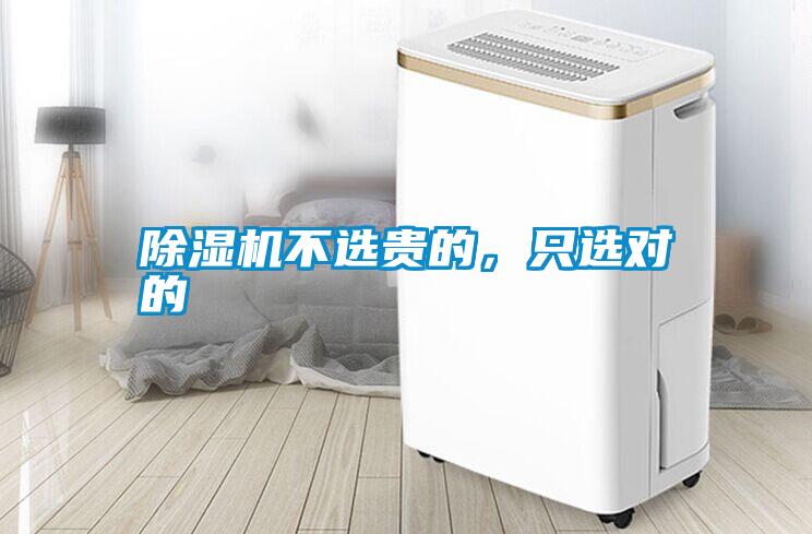 除濕機不選貴的，只選對的