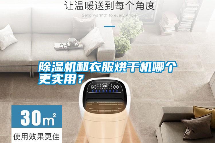 除濕機和衣服烘干機哪個更實用？
