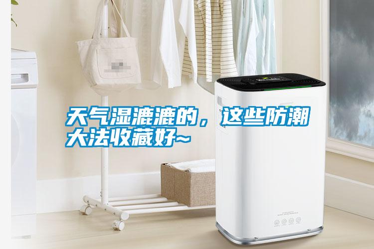 天氣濕漉漉的，這些防潮大法收藏好~