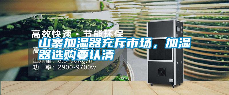 山寨加濕器充斥市場，加濕器選購要認清