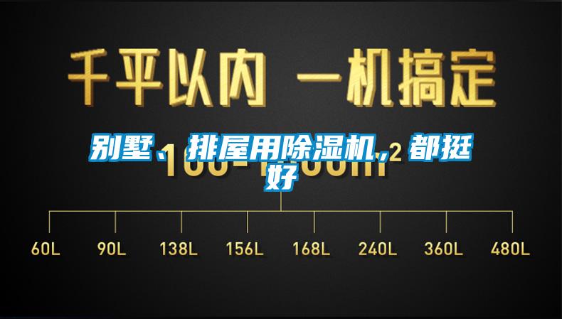 別墅、排屋用除濕機，都挺好
