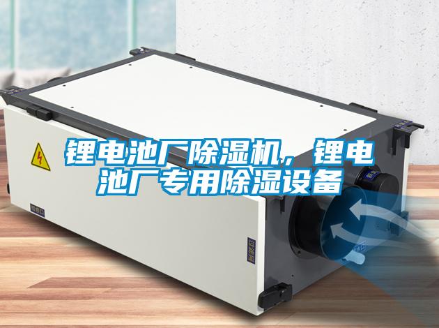 鋰電池廠除濕機，鋰電池廠專用除濕設備