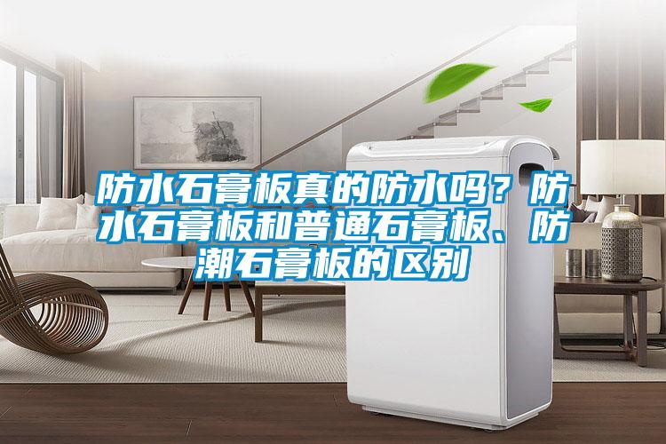 防水石膏板真的防水嗎？防水石膏板和普通石膏板、防潮石膏板的區別