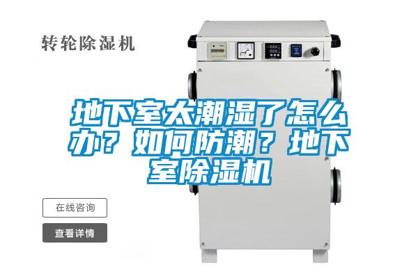 地下室太潮濕了怎么辦？如何防潮？地下室除濕機