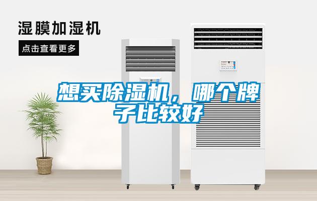 想買除濕機，哪個牌子比較好