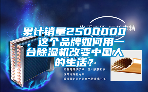 累計銷量2500000，這個品牌如何用一臺除濕機改變中國人的生活？
