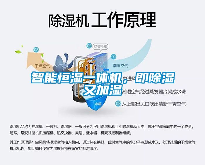 智能恒濕一體機，即除濕又加濕