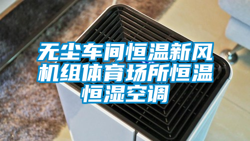 無塵車間恒溫新風(fēng)機組體育場所恒溫恒濕空調(diào)