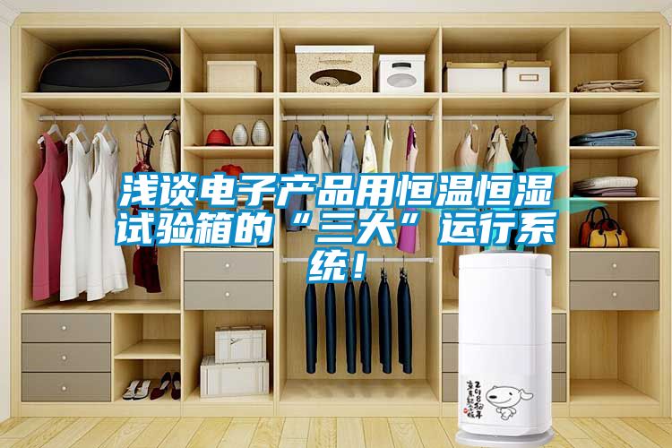 淺談電子產品用恒溫恒濕試驗箱的“三大”運行系統！