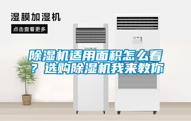 除濕機適用面積怎么看？選購除濕機我來教你