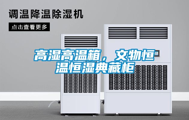 高濕高溫箱，文物恒溫恒濕典藏柜